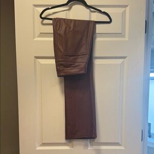 Pilcro Brown Straight Leg Pants